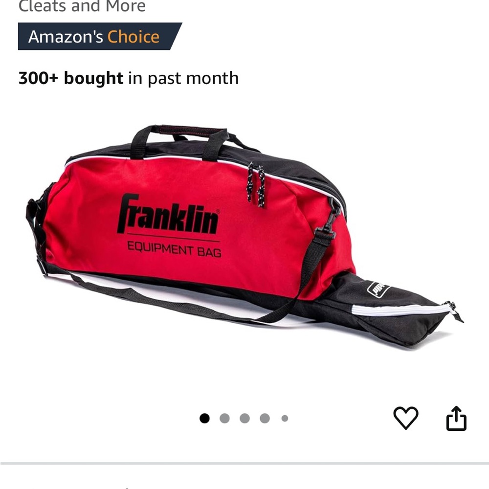 Red and Black Equipment Bag